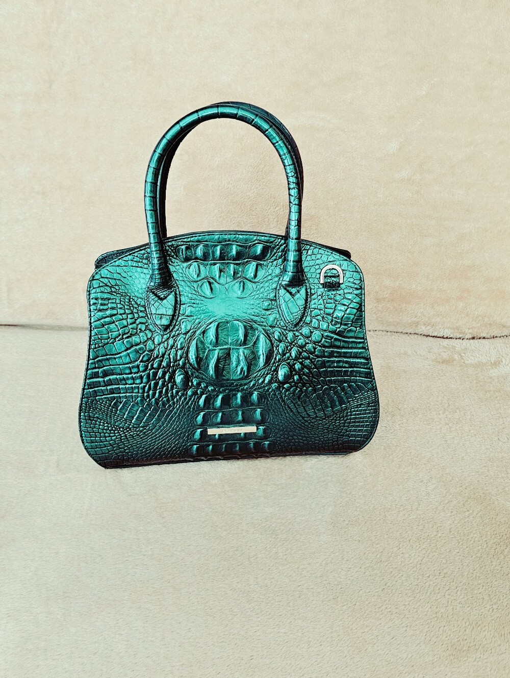 NWT Brahmin MYSTIC GREEN Rosetta w/Cordelia Wallet - Picture 6 of 16